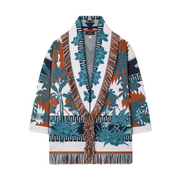 Alanui Tops - Alanui Women's Island Soul Wool Cardigan